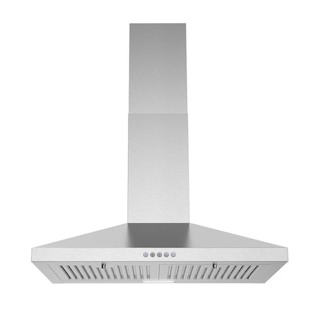 Streamline 30 in. Galvani Ducted Wall Mount 220 CFM Range Hood in Brushed Stainless Steel T-19-1-DT